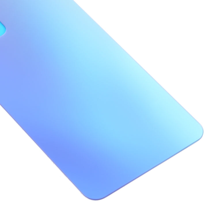 For OPPO Reno7 5G China Glass Battery Back Cover (Blue) - Back Cover by PMC TechLife | Online Shopping South Africa | PMC TechLife | Buy Now Pay Later Mobicred