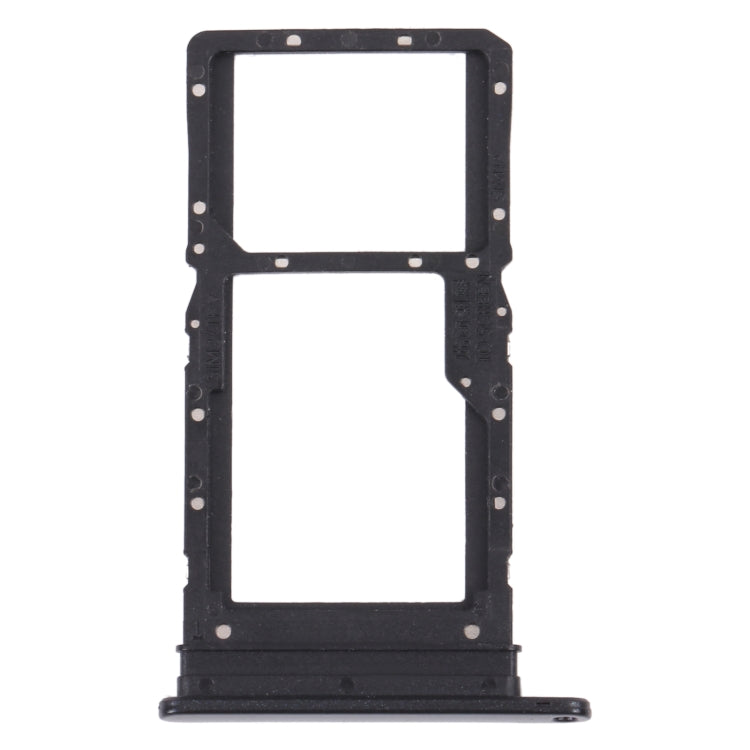 SIM Card Tray + SIM Card Tray / Micro SD Card Tray for Honor Play 30 Plus(Black) - Card Socket by PMc TechLife | Online Shopping South Africa | PMc TechLife | Buy Now Pay Later Mobicred