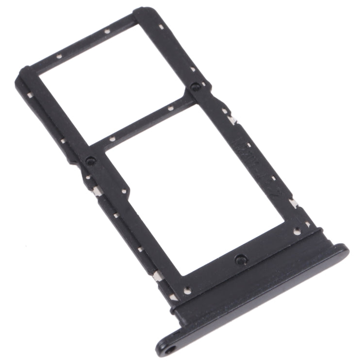 SIM Card Tray + SIM Card Tray / Micro SD Card Tray for Honor Play 30 Plus(Black) - Card Socket by PMc TechLife | Online Shopping South Africa | PMc TechLife | Buy Now Pay Later Mobicred