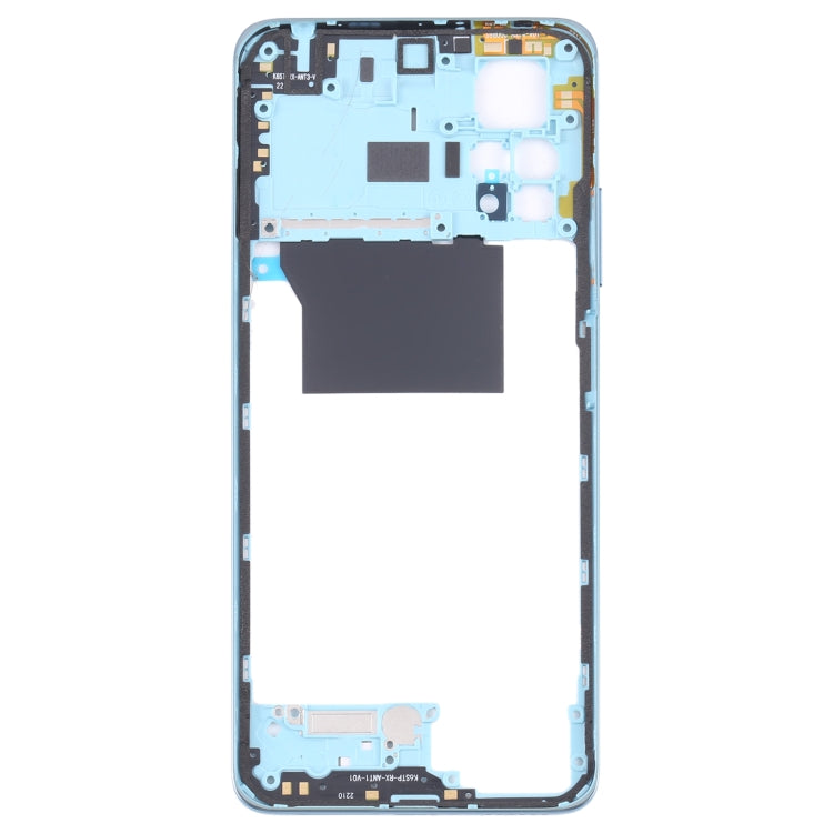Middle Frame Bezel Plate for Xiaomi Poco X4 Pro 5G/Redmi Note 11E Pro(Blue) - Frame Bezel Plate by PMC TechLife | Online Shopping South Africa | PMC TechLife | Buy Now Pay Later Mobicred