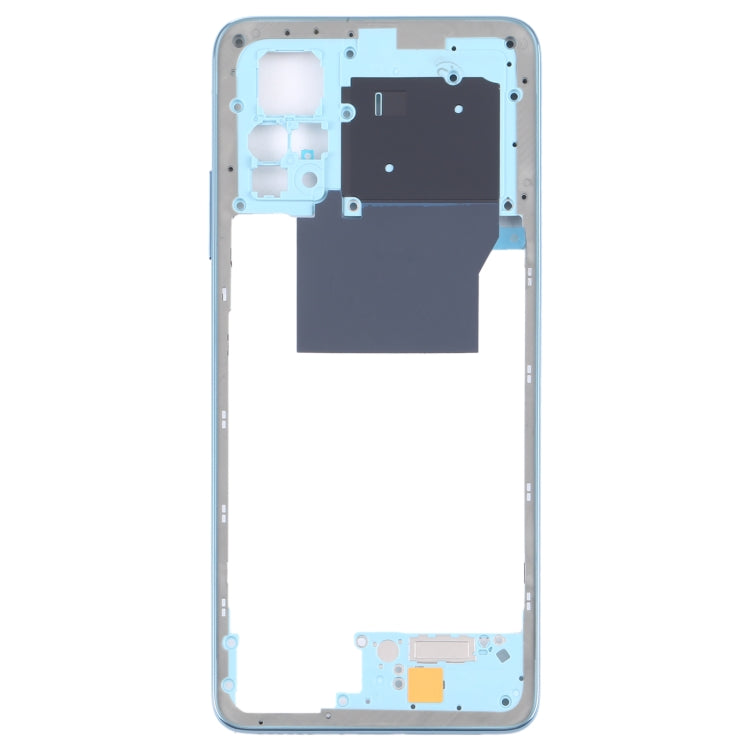 Middle Frame Bezel Plate for Xiaomi Poco X4 Pro 5G/Redmi Note 11E Pro(Blue) - Frame Bezel Plate by PMC TechLife | Online Shopping South Africa | PMC TechLife | Buy Now Pay Later Mobicred