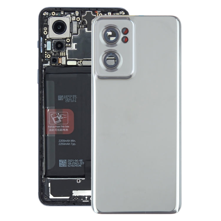 For OnePlus Nord CE 2 5G IV2201 Battery Back Cover(Silver) - free shipping - PMC TechLife - Order now!