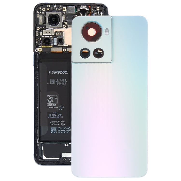 For OnePlus Ace PGKM10 Battery Back Cover (White) - Back Cover by PMC TechLife | Online Shopping South Africa | PMC TechLife | Buy Now Pay Later Mobicred