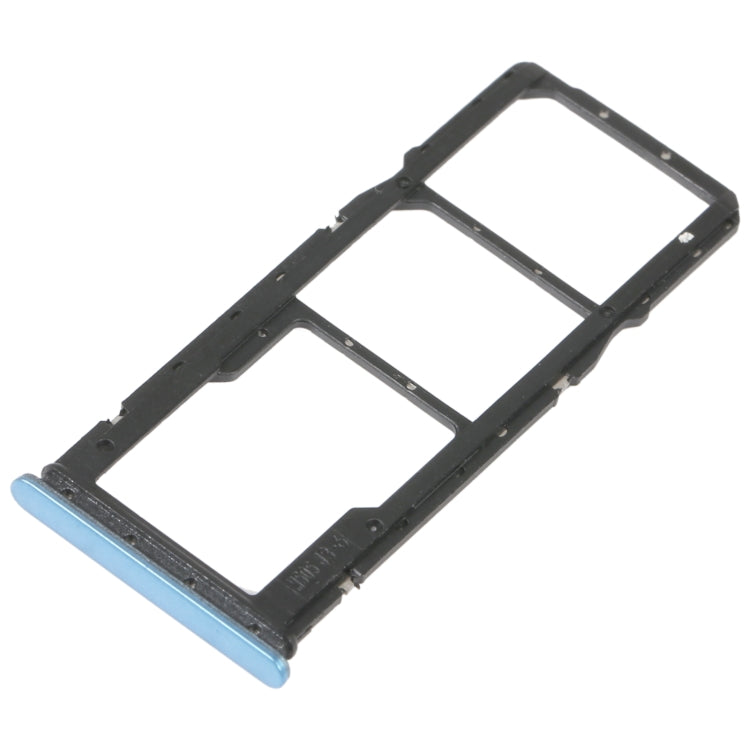 SIM Card Tray + SIM Card Tray + Micro SD Card Tray For Xiaomi Redmi 10A (Blue) - Card Tray by PMc TechLife | Online Shopping South Africa | PMc TechLife | Buy Now Pay Later Mobicred