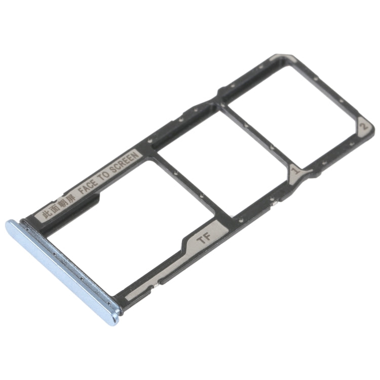 SIM Card Tray + SIM Card Tray + Micro SD Card Tray For Xiaomi Poco M4 5G/Poco M4 5G India/Redmi Note 11R(Blue) - free shipping - PMc TechLife - Order now!