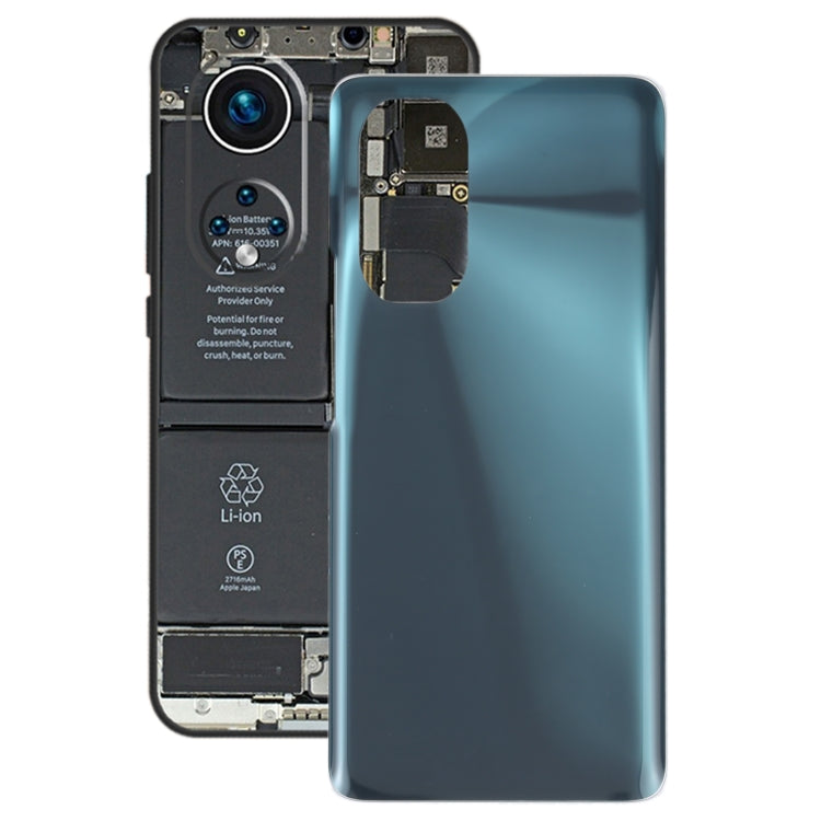 For Honor 50 Pro Battery Back Cover(Cyan) - Back Cover by PMc TechLife | Online Shopping South Africa | PMc TechLife | Buy Now Pay Later Mobicred
