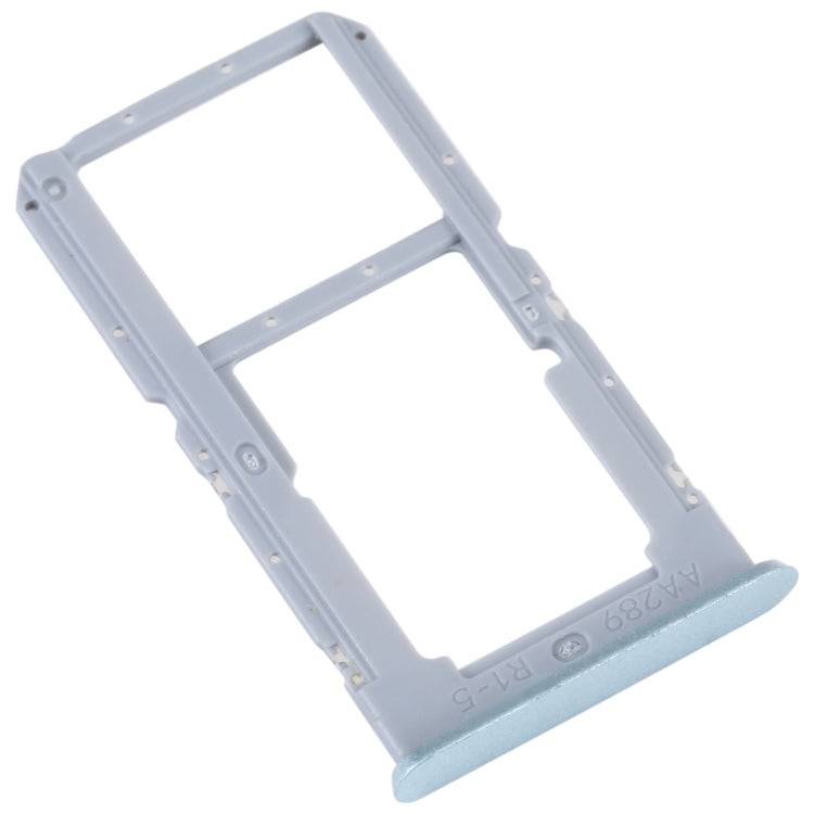 For OPPO A96 4G SIM Card Tray + SIM / Micro SD Card Tray (Blue) - Card Tray by PMc TechLife | Online Shopping South Africa | PMc TechLife | Buy Now Pay Later Mobicred