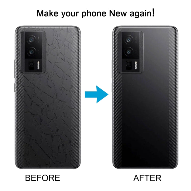 For Xiaomi Poco F5 Pro OEM Glass Material Battery Back Cover(White) - Back Cover by PMC TechLife | Online Shopping South Africa | PMC TechLife | Buy Now Pay Later Mobicred