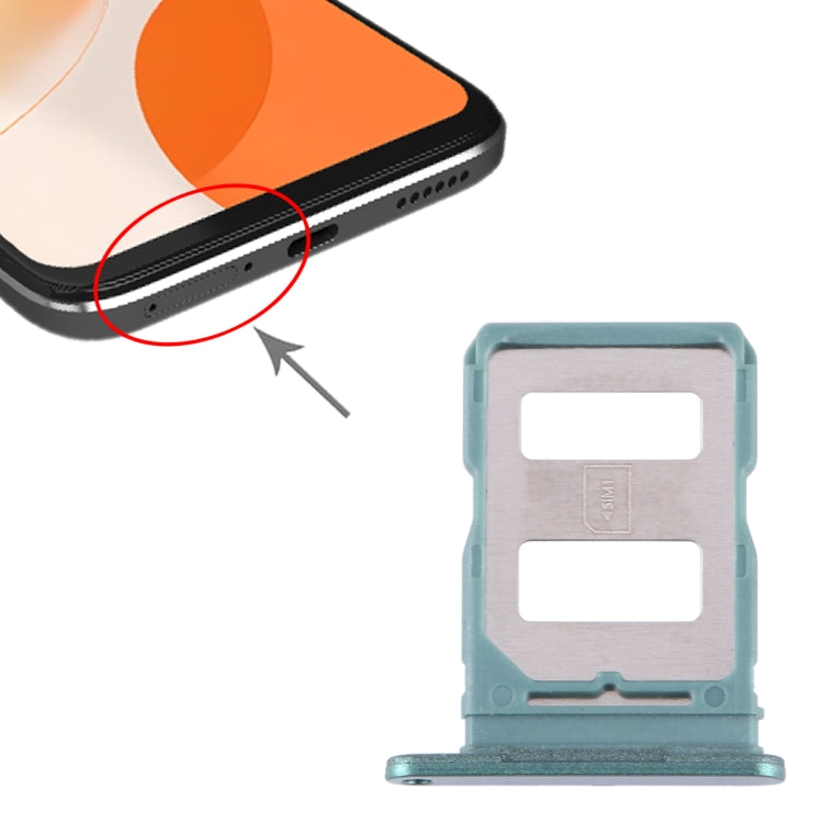 For Huawei nova Y91 SIM Card Tray (Green) - Card Socket by PMc TechLife | Online Shopping South Africa | PMc TechLife | Buy Now Pay Later Mobicred