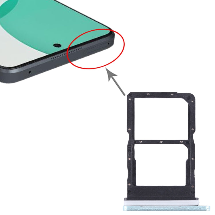 For Huawei Enjoy 60 Pro SIM + SIM  Card Tray (Green) - Card Socket by PMc TechLife | Online Shopping South Africa | PMc TechLife | Buy Now Pay Later Mobicred