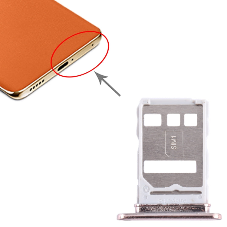 For Honor X9b SIM Card Tray (Pink) - Card Socket by PMc TechLife | Online Shopping South Africa | PMc TechLife | Buy Now Pay Later Mobicred