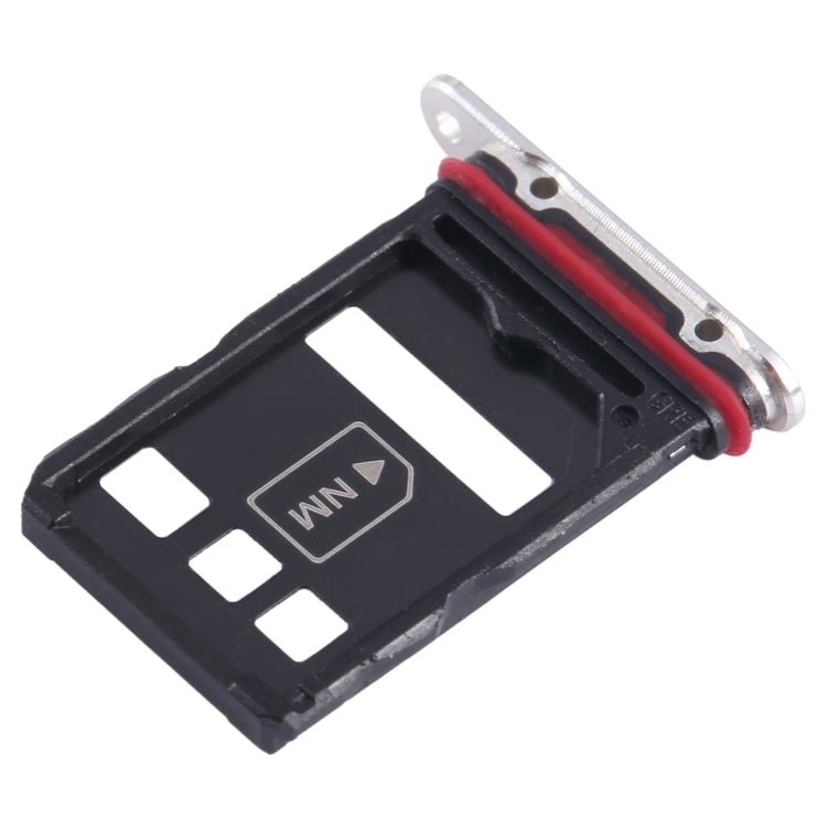 For Honor Magic4 Pro SIM + NM Card Tray (Silver) - Card Socket by PMc TechLife | Online Shopping South Africa | PMc TechLife | Buy Now Pay Later Mobicred