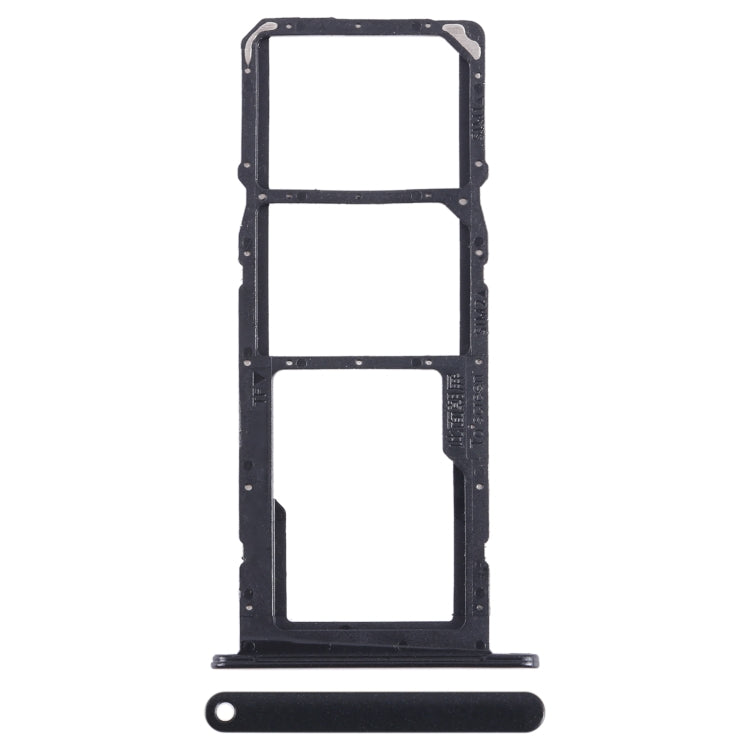 For Honor 20 SE SIM + SIM + Micro SD Card Tray (Black) - Card Socket by PMc TechLife | Online Shopping South Africa | PMc TechLife | Buy Now Pay Later Mobicred