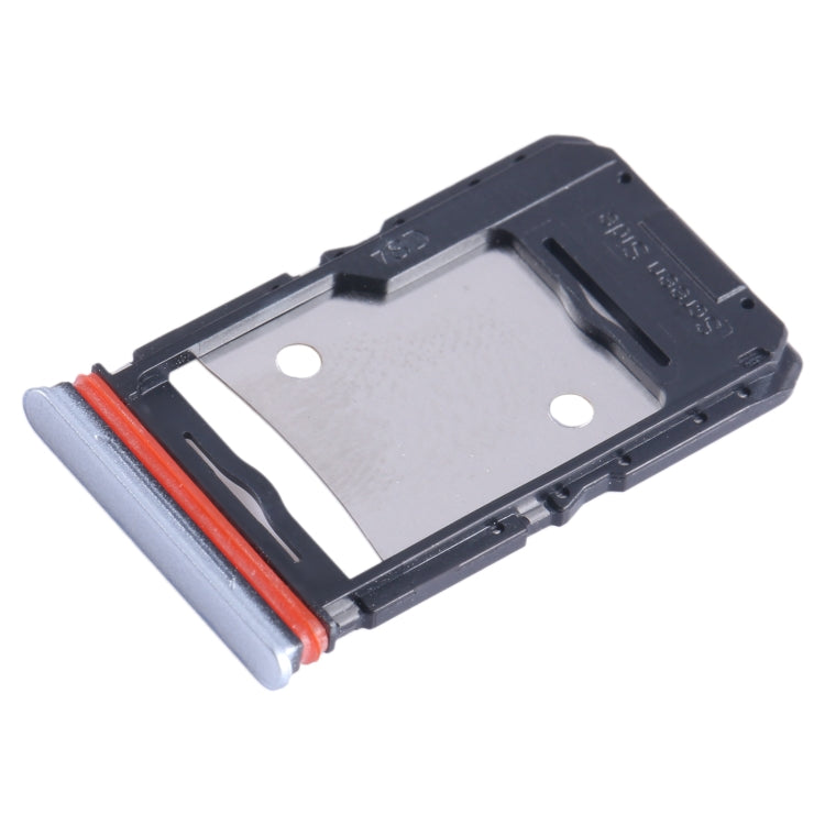 For Infinix Note 12 Pro 4G SIM Card Tray + SIM Card Tray + Micro SD Card Tray (Silver) - Card Tray by PMC TechLife | Online Shopping South Africa | PMC TechLife