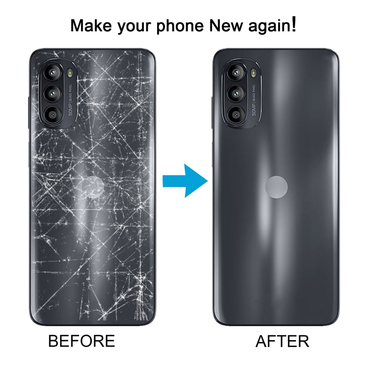 For Motorola Moto G52 Original Battery Back Cover(Grey) - Back Cover by PMC TechLife | Online Shopping South Africa | PMC TechLife