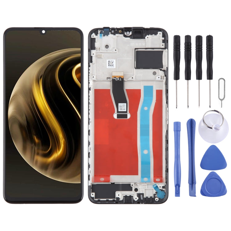 For Huawei Nova Y72 Original LCD Screen Digitizer Full Assembly with Frame (Black) - LCD Screen by PMC TechLife | Online Shopping South Africa | PMC TechLife | Buy Now Pay Later Mobicred