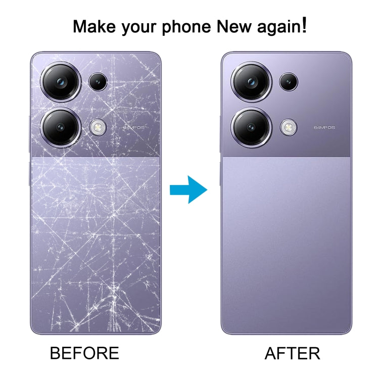 For Xiaomi Poco M6 Pro 4G Original Battery Back Cover(Purple) - free shipping - PMC Jewellery - Order now!