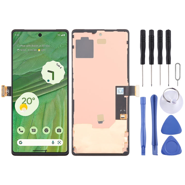For Google Pixel 7 GVU6C GQML3 GO3Z5 OLED LCD Screen Digitizer Full Assembly with Frame - LCD Screen by PMC TechLife | Online Shopping South Africa | PMC TechLife | Buy Now Pay Later Mobicred