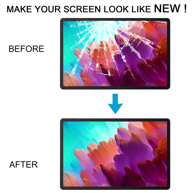 For Lenovo Xiaoxin Pad Pro 12.7 inch 2024 TB375FC Front Screen Outer Glass Lens with OCA Optically Clear Adhesive - Outer Glass Lens by PMC TechLife | Online Shopping South Africa | PMC TechLife | Buy Now Pay Later Mobicred