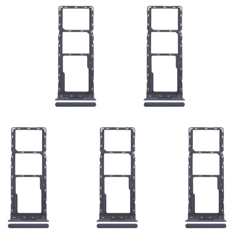 For Infinix Smart 8 India 5pcs SIM Card Tray + SIM Card Tray + Micro SD Card Tray (Black) - Card Tray by PMc TechLife | Online Shopping South Africa | PMc TechLife | Buy Now Pay Later Mobicred