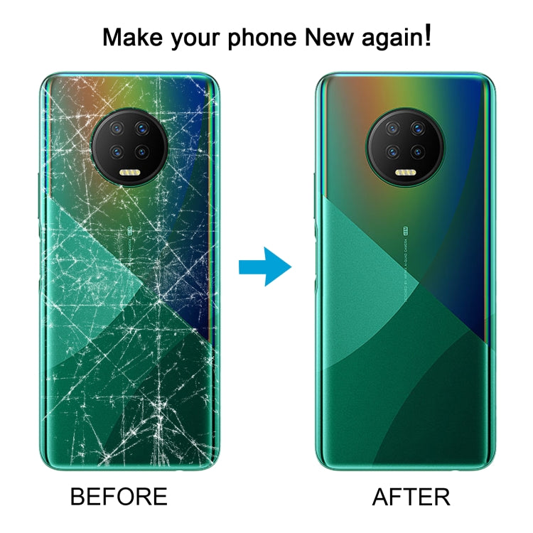 For Infinix Note 7 X690 Original Battery Back Cover(Blue) - Back Cover by PMc TechLife | Online Shopping South Africa | PMc TechLife | Buy Now Pay Later Mobicred