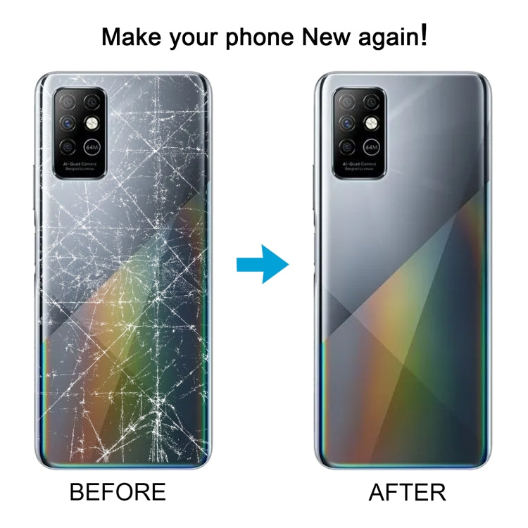 For Infinix Note 8 X692 Original Battery Back Cover(Grey) - Back Cover by PMc TechLife | Online Shopping South Africa | PMc TechLife | Buy Now Pay Later Mobicred