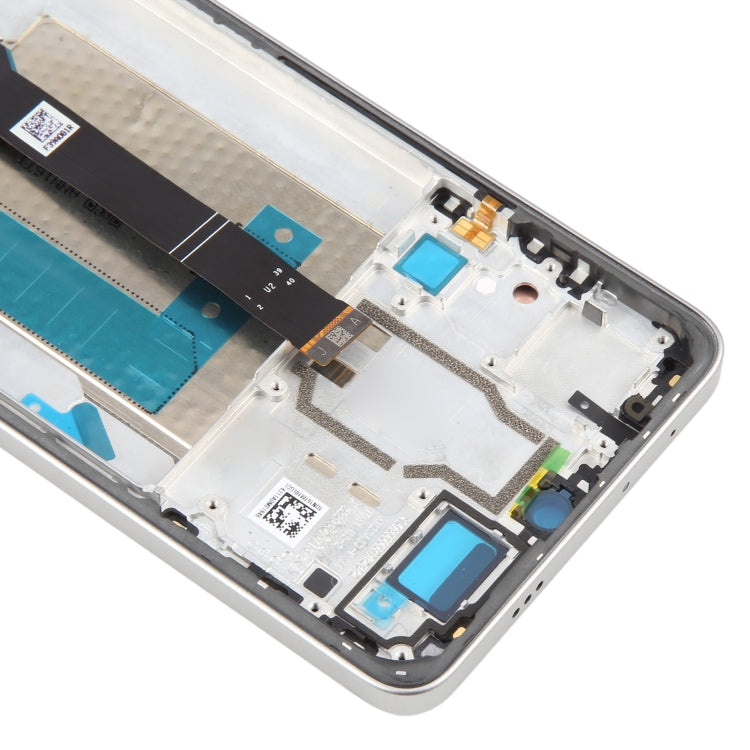 For Xiaomi Redmi Turbo 3 Original LCD Screen Digitizer Full Assembly with Frame (Silver) - LCD Screen by PMC TechLife | Online Shopping South Africa | PMC TechLife | Buy Now Pay Later Mobicred