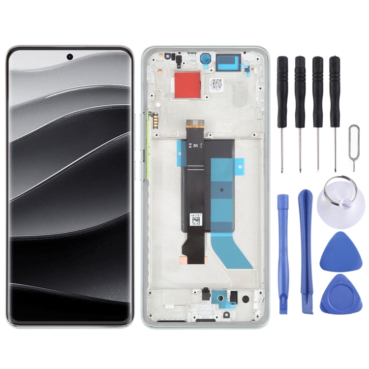 For Xiaomi Redmi Note 14 Pro 5G Original LCD Screen Digitizer Full Assembly with Frame (Green) - LCD Screen by PMC TechLife | Online Shopping South Africa | PMC TechLife | Buy Now Pay Later Mobicred