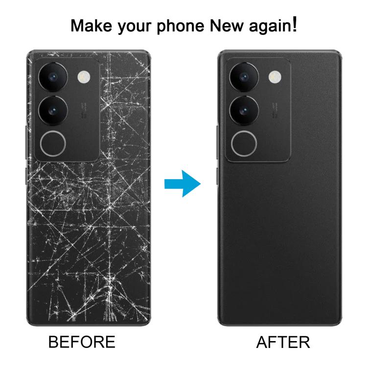 For vivo V29 OEM Battery Back Cover(Black) - Back Cover by PMc TechLife | Online Shopping South Africa | PMc TechLife | Buy Now Pay Later Mobicred