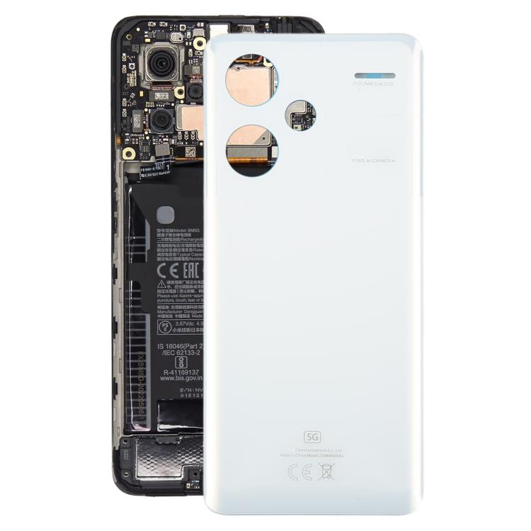 For Xiaomi Redmi Note 13 Pro+ 5G OEM Battery Back Cover(White) - free shipping - PMc TechLife - Order now!