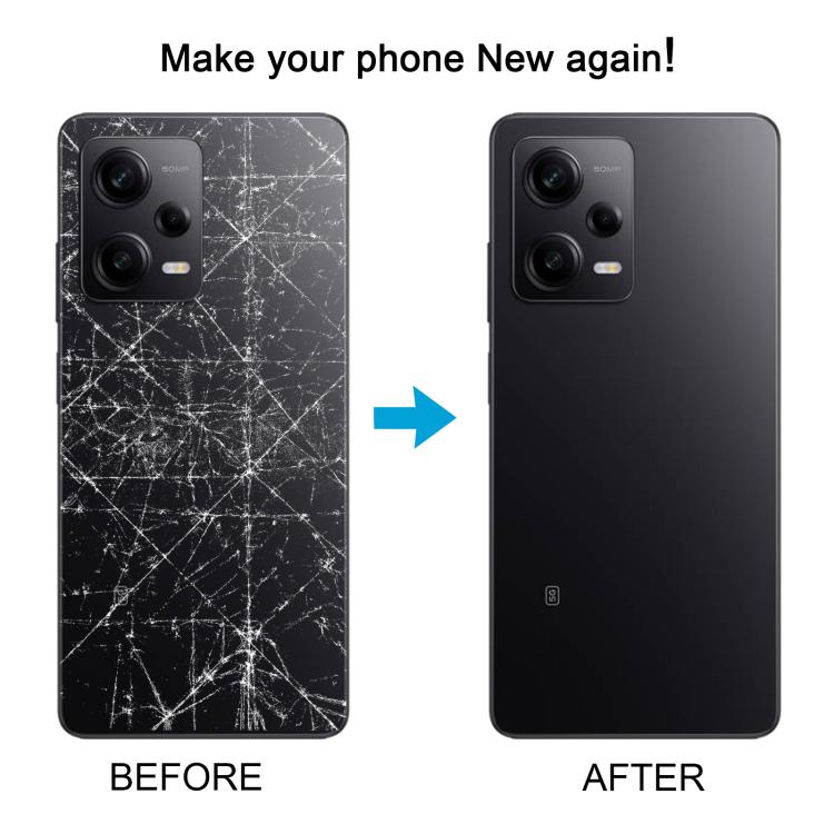 For Xiaomi Redmi Note 12 Pro+ 5G OEM Battery Back Cover(Black) - Back Cover by PMc TechLife | Online Shopping South Africa | PMc TechLife | Buy Now Pay Later Mobicred