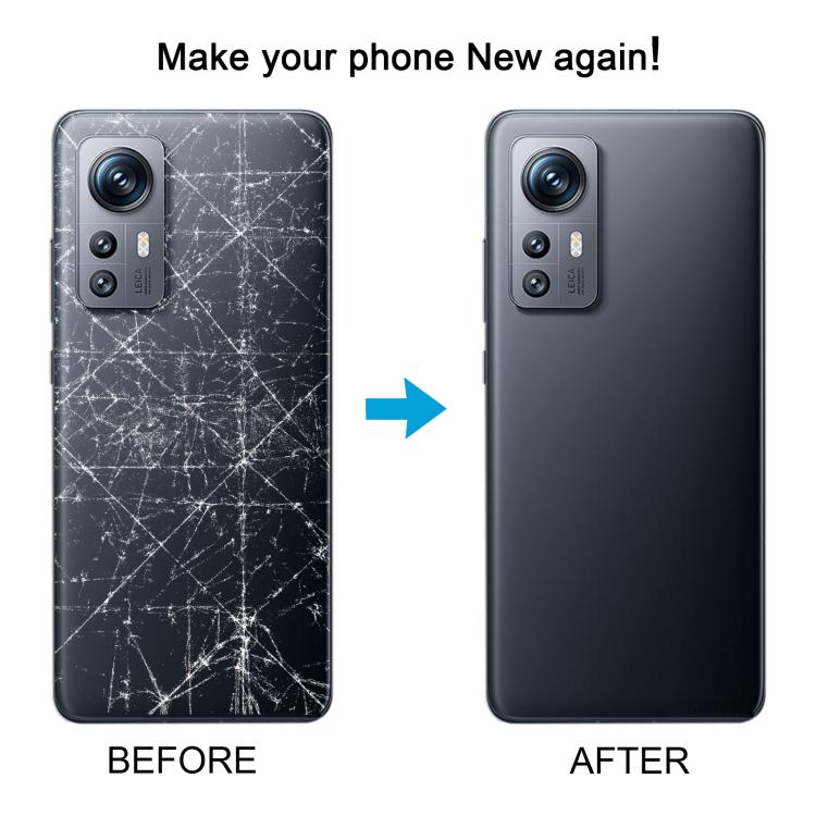 For Xiaomi 12S OEM Battery Back Cover(Black) - Back Cover by PMc TechLife | Online Shopping South Africa | PMc TechLife | Buy Now Pay Later Mobicred