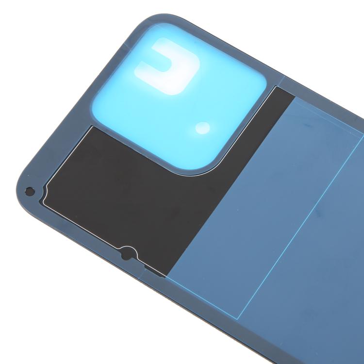 For ZTE Blade V50 Design 4G Glass Battery Back Cover(Black) - For ZTE by PMc TechLife | Online Shopping South Africa | PMc TechLife | Buy Now Pay Later Mobicred