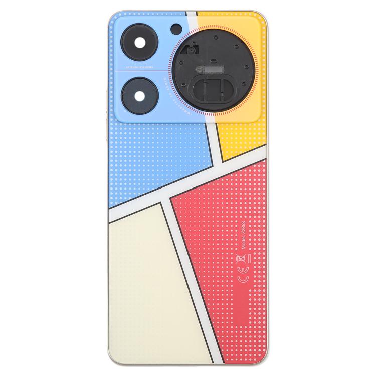 For ZTE nubia Music Z2353 Glass Battery Back Cover with Middle Frame / Camera Lens Cover(Multicolour) - For ZTE by PMC TechLife | Online Shopping South Africa | PMC TechLife | Buy Now Pay Later Mobicred