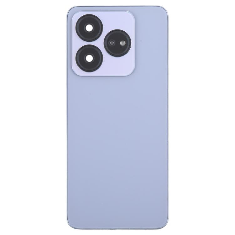 For ZTE Blade V60 Design Z2350 Glass Battery Back Cover with Middle Frame / Camera Lens Cover(Purple) - For ZTE by PMC TechLife | Online Shopping South Africa | PMC TechLife | Buy Now Pay Later Mobicred