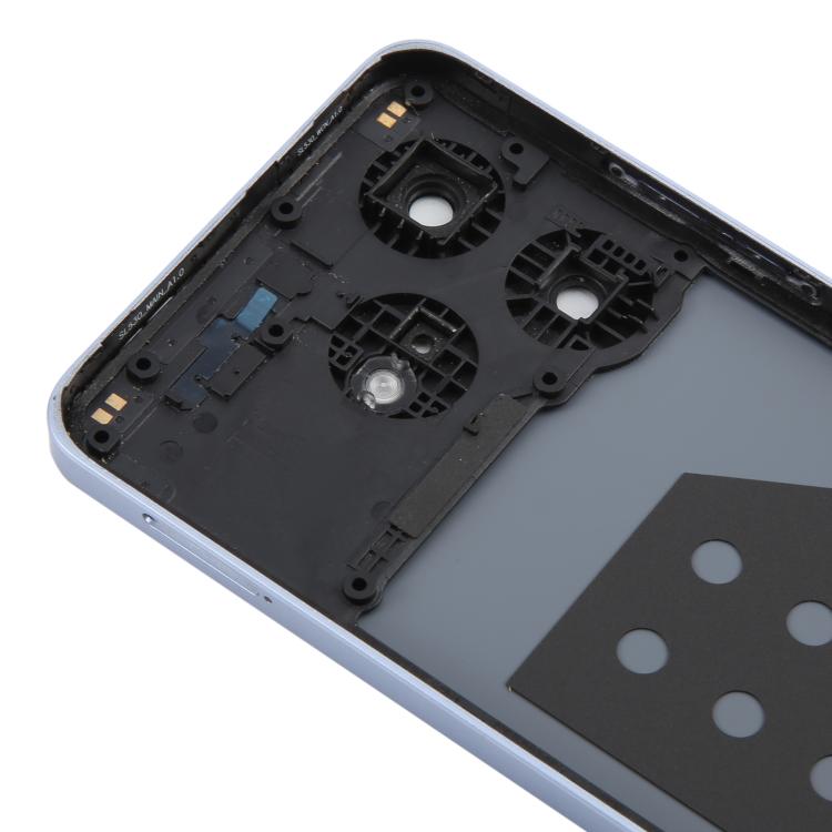 For ZTE Blade V60 Design Z2350 Glass Battery Back Cover with Middle Frame / Camera Lens Cover(Purple) - For ZTE by PMC TechLife | Online Shopping South Africa | PMC TechLife | Buy Now Pay Later Mobicred