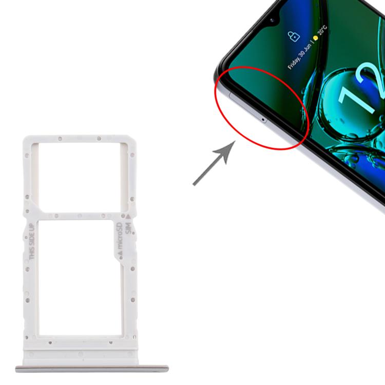 For Nokia G42 Original SIM Card Tray + SIM Card Tray / Micro SD Card Tray (Silver) - Card Tray by PMc TechLife | Online Shopping South Africa | PMc TechLife | Buy Now Pay Later Mobicred