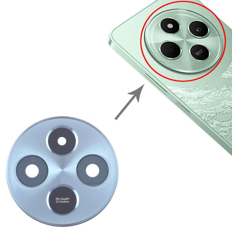 For Xiaomi Poco C75 4G Original Rear Camera Lens Cover (Blue) - Camera by PMc TechLife | Online Shopping South Africa | PMc TechLife | Buy Now Pay Later Mobicred