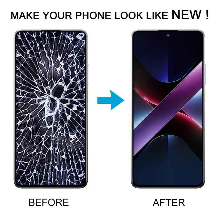 For Xiaomi Poco X7 Pro AMOLED Original LCD Screen Digitizer Full Assembly with Frame (Black) - LCD Screen by PMc TechLife | Online Shopping South Africa | PMc TechLife | Buy Now Pay Later Mobicred