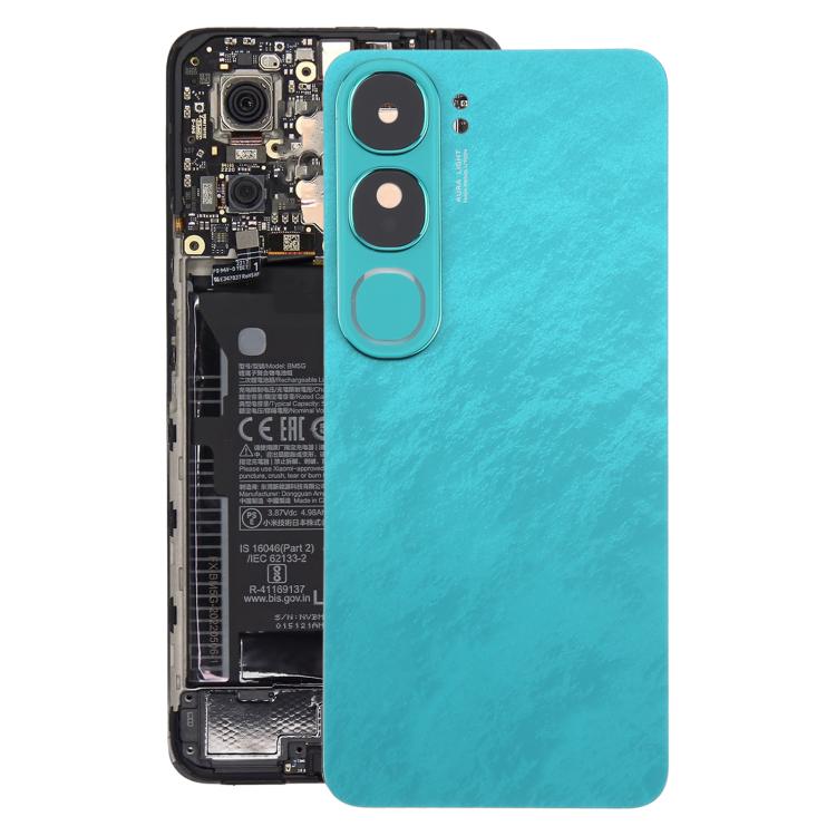 For vivo V40 Lite 5G IDN Version Original Battery Back Cover with Camera Lens Cover(Green) - Back Cover by PMc TechLife | Online Shopping South Africa | PMc TechLife | Buy Now Pay Later Mobicred