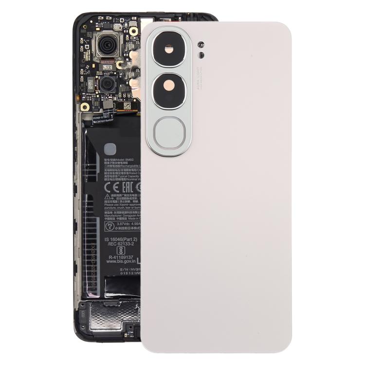 For vivo Y300 5G India Version Original Battery Back Cover with Camera Lens Cover(Silver) - Back Cover by PMc TechLife | Online Shopping South Africa | PMc TechLife | Buy Now Pay Later Mobicred