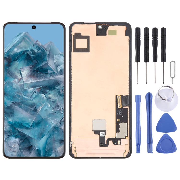 For Google Pixel 8 Pro GC3VE G1MNW Original AMOLED LCD Screen Digitizer Full Assembly with Frame/Fingerprint Sensor Flex Cable - LCD Screen by PMC TechLife | Online Shopping South Africa | PMC TechLife | Buy Now Pay Later Mobicred