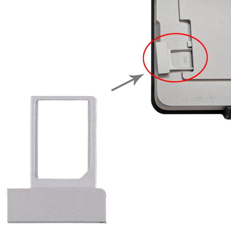 For Microsoft Surface Pro 5 1807 LTE SIM Card Tray (Silver) - Microsoft Spare Parts by PMc TechLife | Online Shopping South Africa | PMc TechLife | Buy Now Pay Later Mobicred