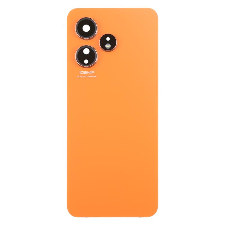 For Boost Celero 5G 2024 Glass Battery Back Cover(Orange) - Others by PMc TechLife | Online Shopping South Africa | PMc TechLife | Buy Now Pay Later Mobicred