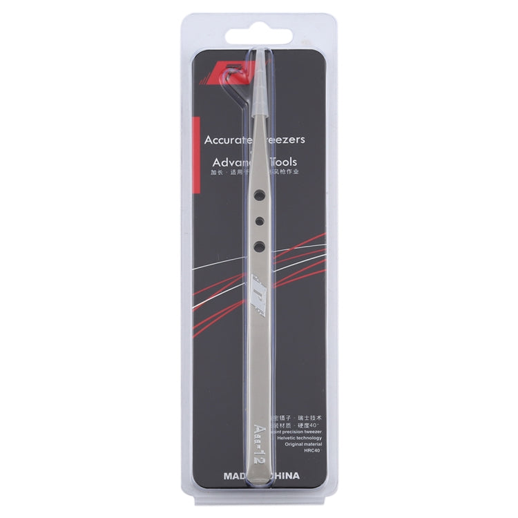 Aaa-12 Precision Repair Tweezers Long Pointed Stainless Steel - Tweezers by PMC TechLife | Online Shopping South Africa | PMC TechLife | Buy Now Pay Later Mobicred