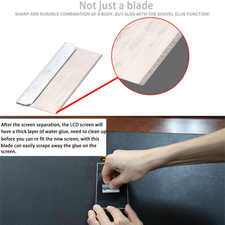 Glue Remover Squeegee Sticker Cleaner Plastic Handle Scraper(Yellow) - free shipping - PMC TechLife - Order now!