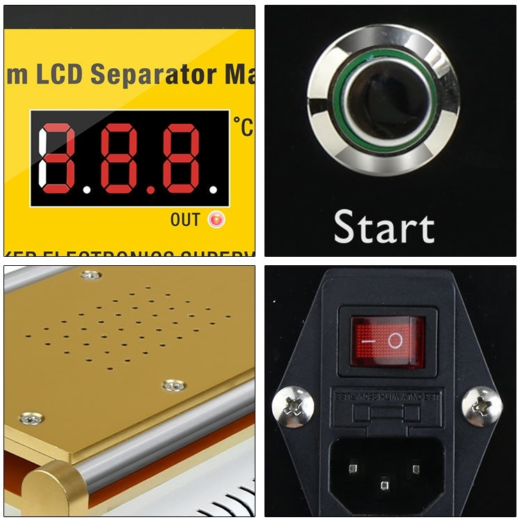 BAKU BK-948D 500W Vacuum Anti-static LCD Touch Panel Separator Machine, AC 110V US Plug - free shipping - PMC TechLife - Order now!