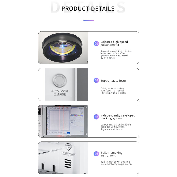 TBK 958F 20W 1064nm Automatic Separate Laser Separator, US Plug - free shipping - PMC Jewellery - Order now!