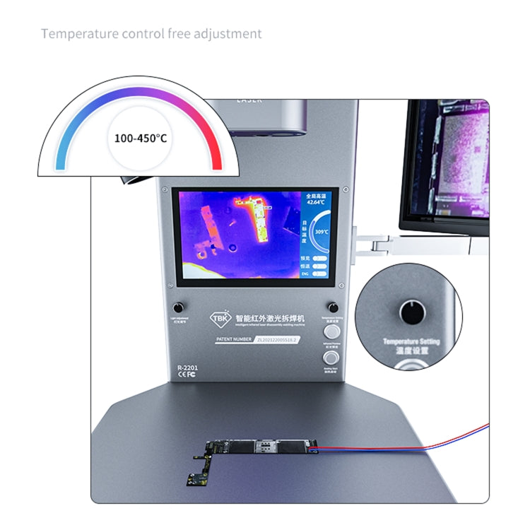 TBK R2201 Intelligent Thermal Infrared Imager Analyzer with Microscope, AU Plug - free shipping - PMC Jewellery - Order now!