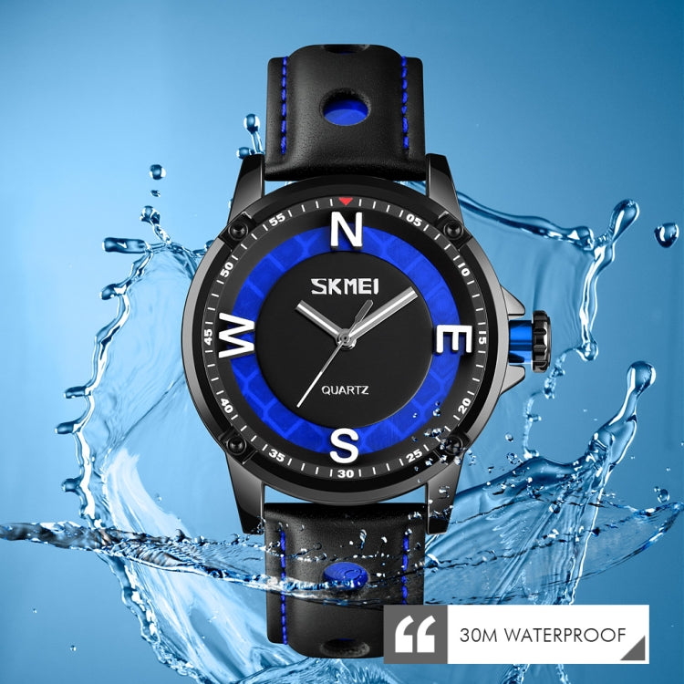 SKMEI 9211 Fashion Sports Stereo Dial Luminous Pointer Creative Watch Business Trend Men Quartz Watch(Red) - free shipping - PMC TechLife - Order now!